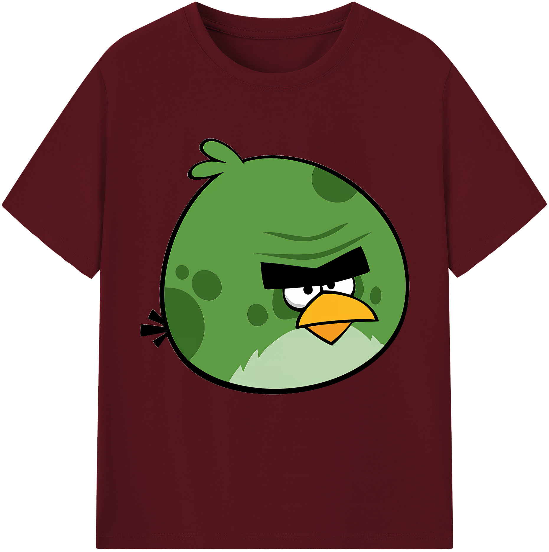 （画像用） Angry Birds アングリーバード 綿100％半袖Tシャツ（フロントプリント）